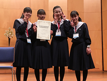 第64回大阪府内女子中学生英語暗唱大会 第3位 学校ブログ 四天王寺高等学校 四天王寺中学校